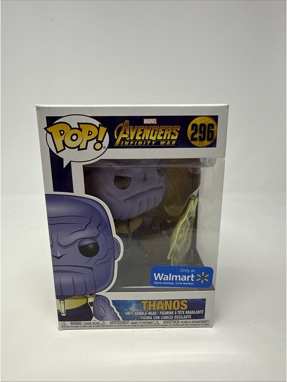 Thanos Action Pose Funko Pop Marvel Avengers Infinity War Walmart Exclusive 296